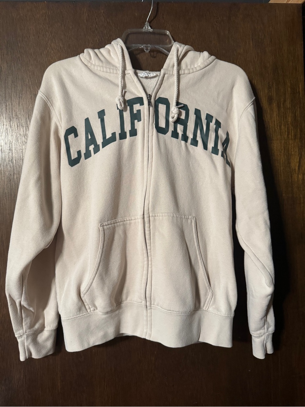 California zip up hoodie